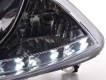 Paire de feux phares Daylight led DRL Seat Ibiza 3 6L 02-08 chrome