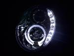 Paire de feux phares Daylight led Mini Cooper R50 01-06 chrome