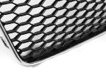 Calandre pour Audi A5 B8 de 2011 a 2016 Look Sport Chrome et noir