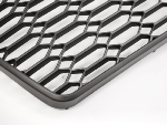 Grille Calandre en ABS Audi A6 C7 de 2014 a 2018 Look Sport Noir Matt + PDC