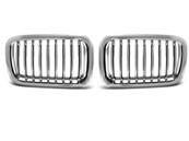 Paire de grilles de calandre BMW serie 3 E36 90-96 chrome
