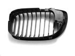 Paire de grilles de calandre en ABS BMW serie 3 E46 de 04/2003 a 2006 Coupe/Cab Noir matt