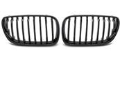 Paire de grilles de calandre BMW X3 E83 06-10 noir brillant