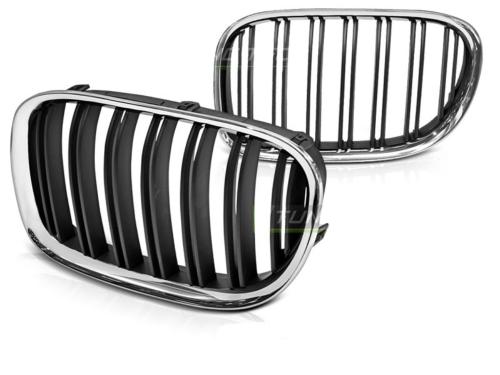 Calandre Avant BMW Serie 7 F01 09-15 Chrome Noir