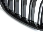 Grilles calandre BMW serie 4 F32, F33, F36 13-20 Look sport noir glossy