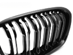 Grille calandre BMW serie 1 F20/F21 de 2011 a 2014 Noir brillant Double Barres