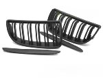 Calandre Avant BMW Serie 3 E90/E91 de 2005 a 2008 Noir Mat Double Barres