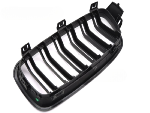Grilles de calandre BMW serie 3 F30/F31 de 2011 a 2018 Noir Mat Double Barres