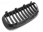Grille de calandre avant BMW Serie 6 E63 / E64 de 2002 a 2010 Noir matt