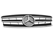 Grille calandre Mercedes classe C W203 00-07 noir chrome