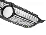Grille calandre Mercedes classe C W205 14-18 Look Diamant Noir Chrome