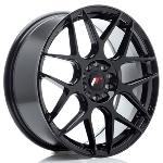 Jante JR Wheels JR18 18x7,5 ET40 - 5x112 / 5x114.3 - Noir brillant