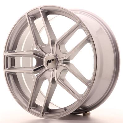 Jante JAPAN RACING JR25 20" x 8,5" Multi Perçage ET 20-40 Silver Machined Face