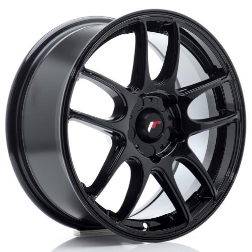 Jante JR Wheels JR29 16x7 ET20-42 - 5 trous sur mesures - Noir brillant