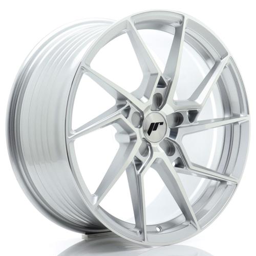 Jante JR Wheels JR33 19x8,5 ET20-45 - 5 trous sur mesure - Silver machined face