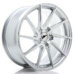 Jante JR Wheels JR36 19x8 ET20-40 - 5 trous sur mesure - Silver machined face