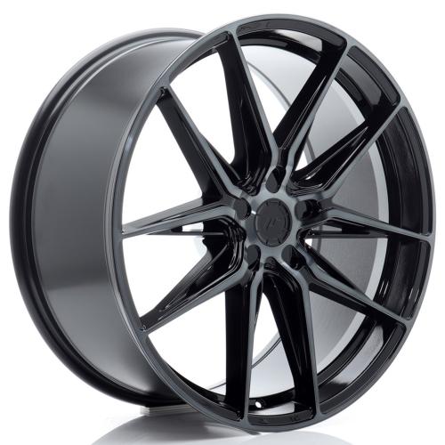 Jante JR Wheels JR44 21x10,5 ET15-40 - 5 trous sur mesure - Black machined w/ Tinted face