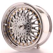 Jante JAPAN RACING JR9 16" x 8" 4x108 4x100 ET 25 Chrome