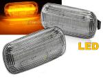 Paire Clignotant Repetiteur Led Audi A4 B6 2001 a 2004 Blanc