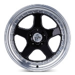 Jante Keskin KT1 18x8.5 ET15 5/112 BLACK LIP POLISH