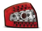 Paire de feux arriere Audi A4 B6/8E berline de 10/2000 a 10/2004 LED rouge chrome