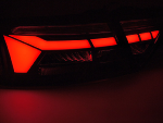 Paire de feux arriere Audi A5 de 2011 a 2016 FUL LED BAR DYN Noir Fume