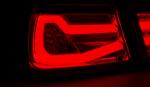 Paire feux arriere BMW serie 3 E90 Berline 05-08 LED BAR rouge fume