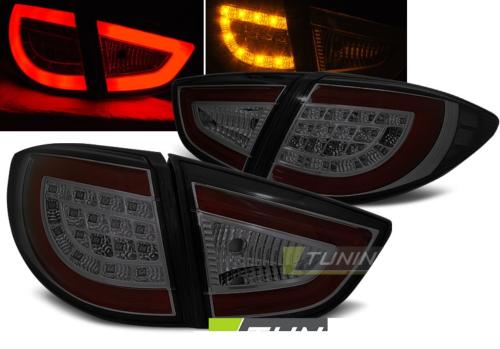 Paire de feux arriere Hyundai IX35 09-15 LED BAR fume