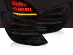 Paire de feux arriere Mercedes Classe C W205 de 2014 a 2021 Fume Rouge - FULL Led Dyn