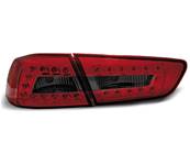 Paire de feux arriere Mitsubishi Lancer 8 08-11 LED rouge fume