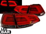Paire de feux arriere VW Golf 7 13-17 rouge blanc led Bar