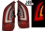 Paire de feux arriere VW Up / Skoda Citigo 11-17 LED BAR rouge blanc