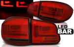 Paire de feux arriere VW Tiguan 07-11 LED BAR rouge fume