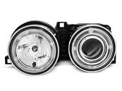 Paire de feux phares BMW serie 3 E30 de 1982 a 1994 angel eyes chrome