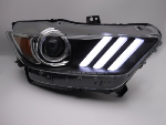 Paire de feux phares Ford Mustang de 2014 a 2017 XENON LED DRL Noir