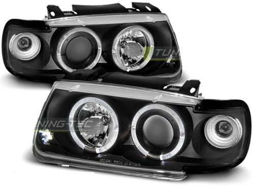 Paire de feux phares VW Polo 6N 94-99 angel eyes noir