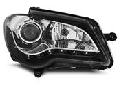 Paire de feux phares VW Touran 06-10 Daylight led noir