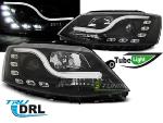 Paire de feux phares VW Jetta 6 11-17 Daylight DRL led LTI noir