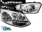 Paire de feux phares VW Polo 6R 09-14 Daylight DRL led chrome