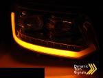 Paire de feux phares VW T5 10-15 LED LTI DRL Chrome
