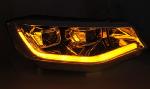 Paire de feux phares VW Caddy de 20-23 LED DRL Dynamique Chrome