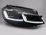 Paire de feux phares VW Golf 7 de 2013 a 2017 FULL LED DRL Dyn Silver