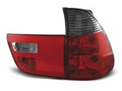 Paire de feux arriere BMW X5 E53 de 1999 a 2006 rouge fume