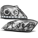 Paire de feux phares Kia Ceed 06-09 Daylight led chrome