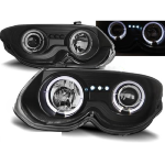 Paire de feux phares Chrysler 300M 99-04 angel eyes noir