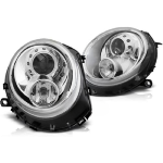 Paire de feux phares Mini cooper 06-14 design chrome