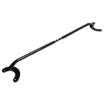 Barre anti rapprochement Acier Avant Peugeot 206 de 1998 a 2005 - Noir