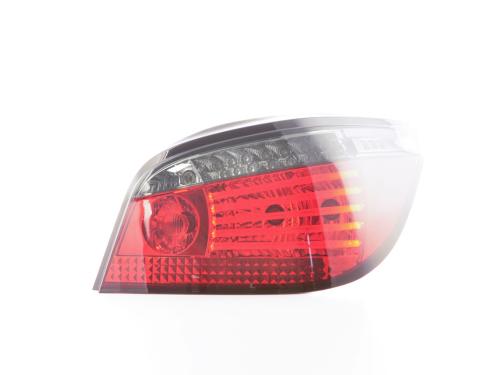 Paire de feux arrière BMW Serie 5 E60 Berline 2003 a 2007 Rouge Led