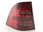 Paire de feux arrière Mercedes ML W163 98-05 rouge Fume Led