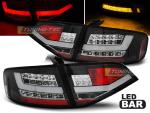 Paire de feux arriere Audi A4 B8 08-11 berline LED BAR noir